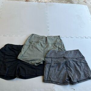 3 pack of running shorts